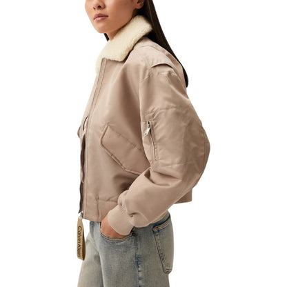 Calvin Klein Jeans Beige Polyester Jackets & Coat