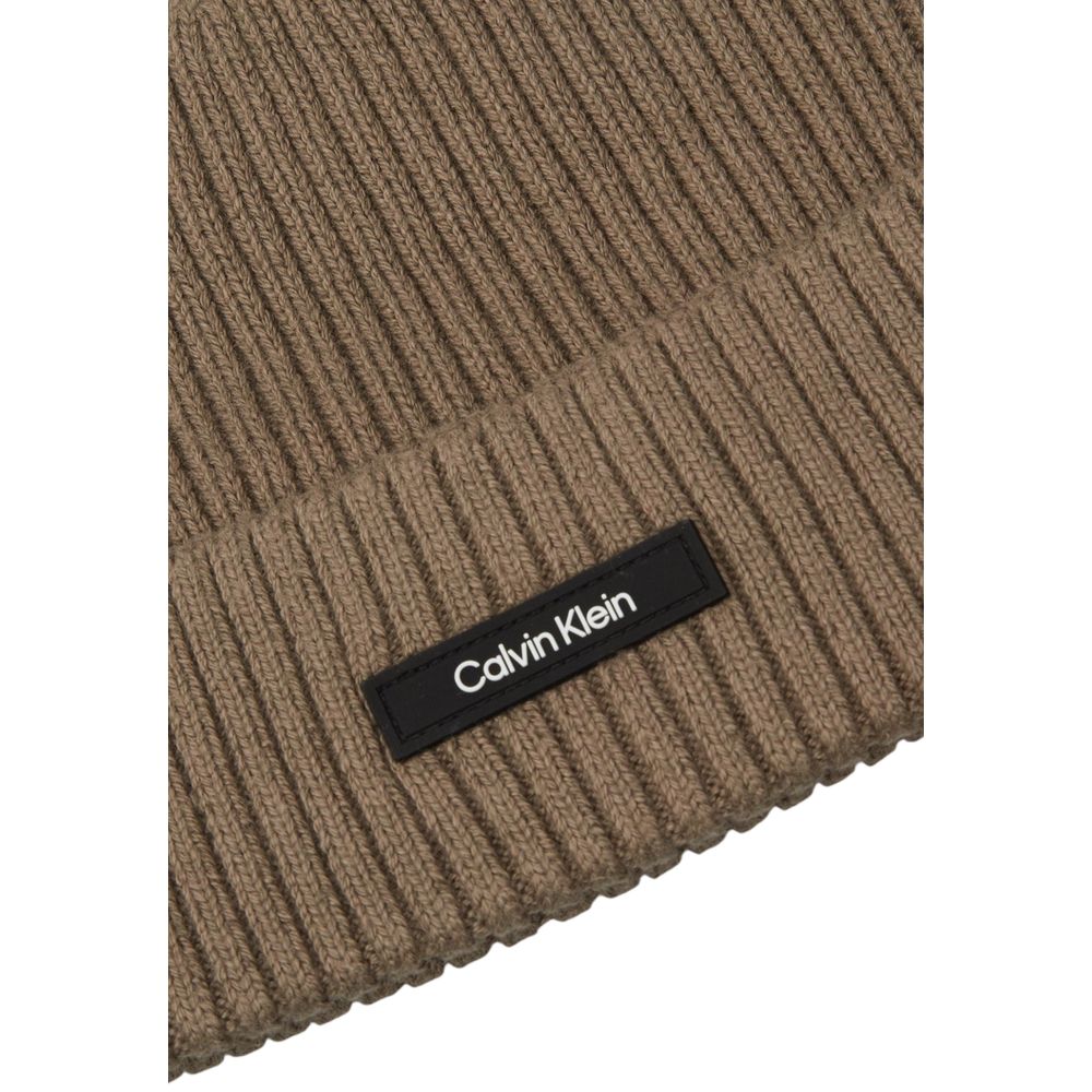 Calvin Klein Beige Organic Cotton Hats & Cap