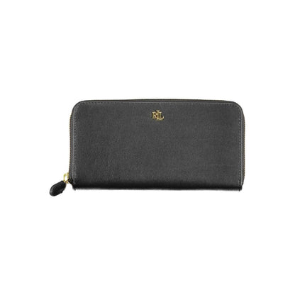 Ralph Lauren – Schwarze Lederbrieftasche