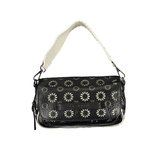 Desigual – Schwarze Handtasche aus Polyethylen