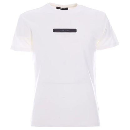 Yes Zee White Cotton T-Shirt