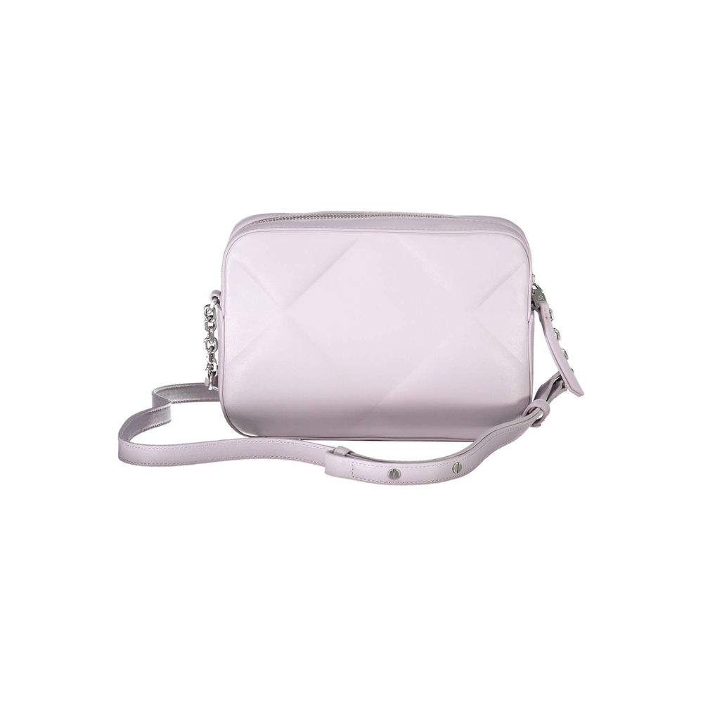 Calvin Klein – Lila – Polyester-Handtasche