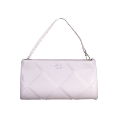 Calvin Klein – Lila – Polyester-Handtasche