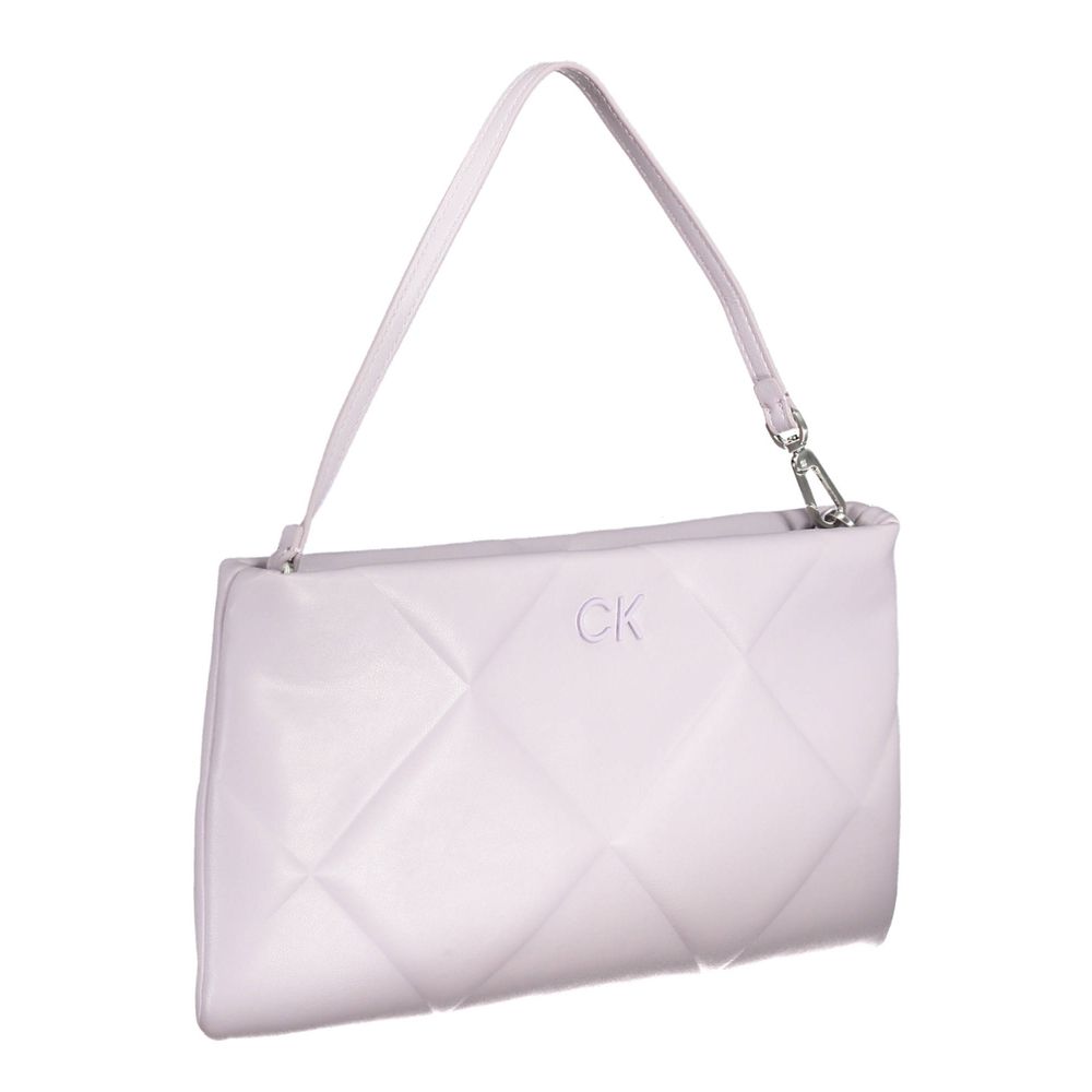 Calvin Klein – Lila – Polyester-Handtasche