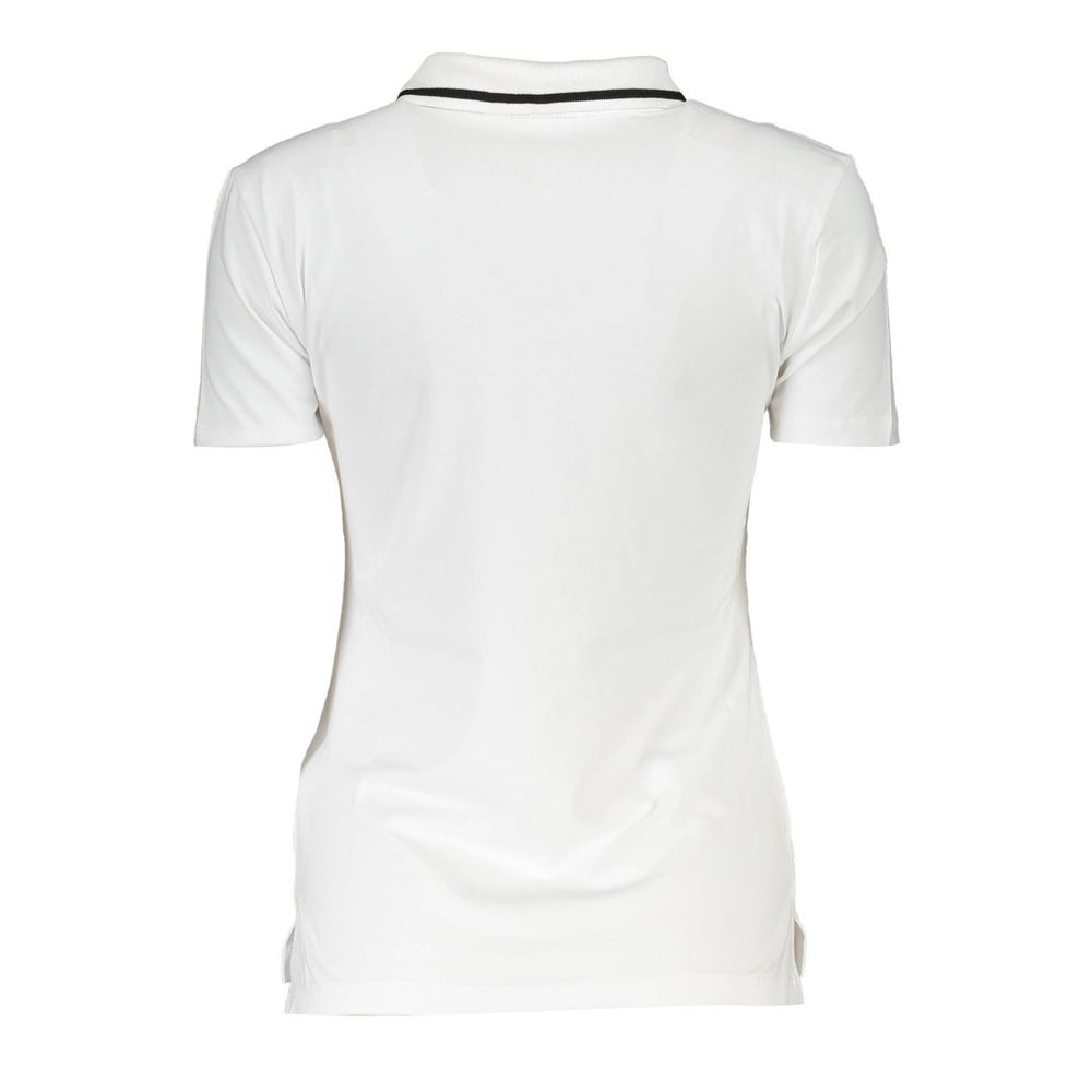 Fila White Cotton Women Polo Shirt