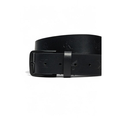 Calvin Klein Jeans Black Leather Belt