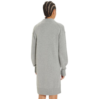 Calvin Klein Jeans Gray Organic Cotton Dress