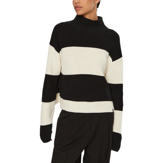 Calvin Klein Jeans Black And White Cotton Sweater