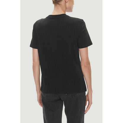 Calvin Klein Jeans Black Organic Cotton Tops & T-Shirt