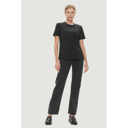 Calvin Klein Jeans Black Organic Cotton Tops & T-Shirt