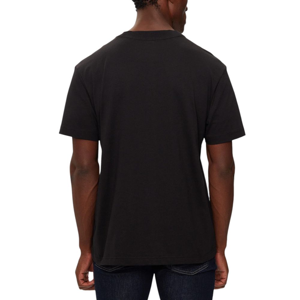 Calvin Klein Jeans Black Cotton T-Shirt