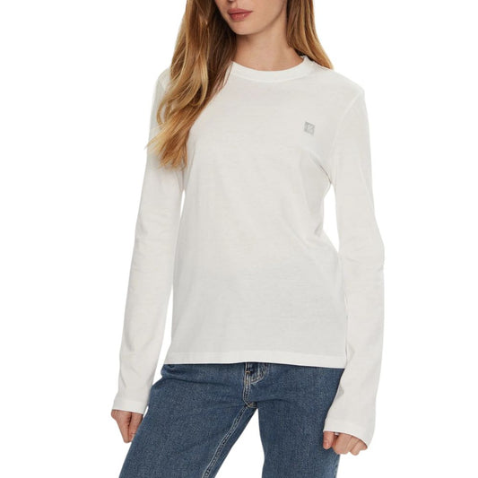 Calvin Klein Jeans White Cotton Tops & T-Shirt