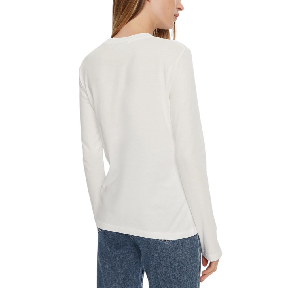 Calvin Klein Jeans White Cotton Tops & T-Shirt