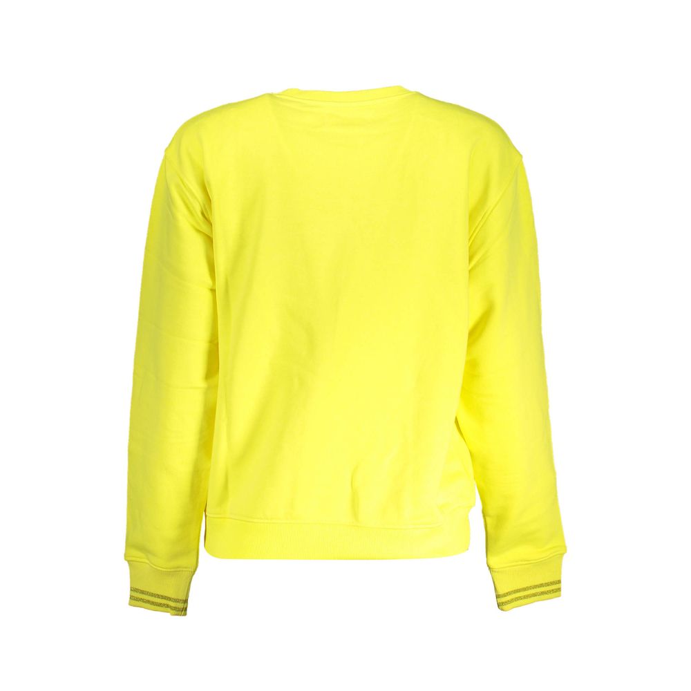 Desigual Yellow Cotton Women Sweater