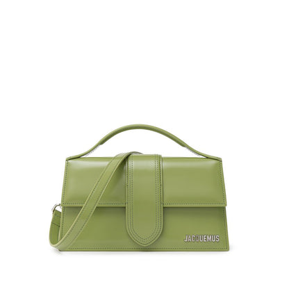 Jacquemus Green Leather Shoulder Bag