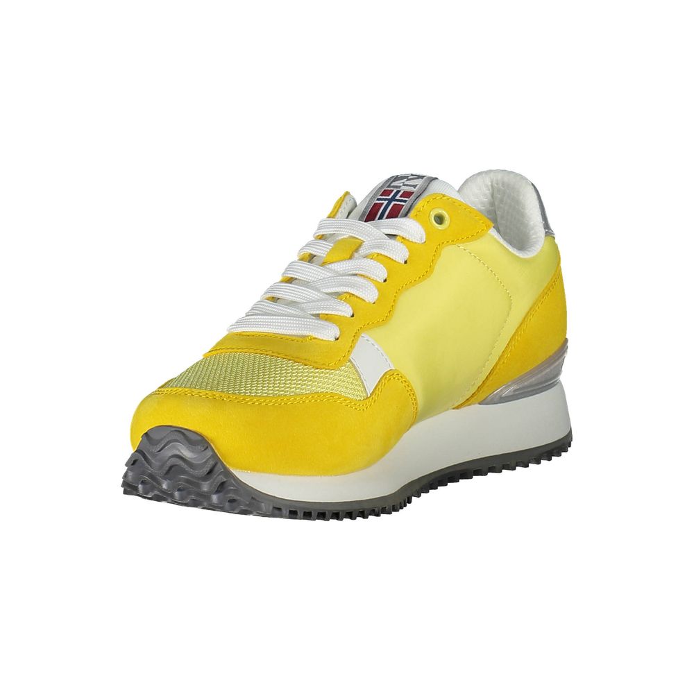 Napapijri Yellow Polyester Women Sneaker