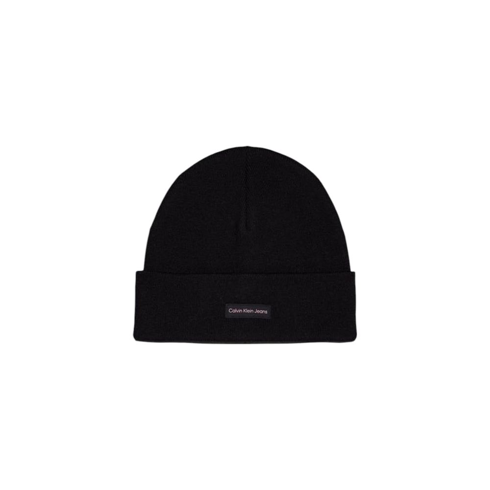 Calvin Klein Jeans Black Recycled Polyester Hat