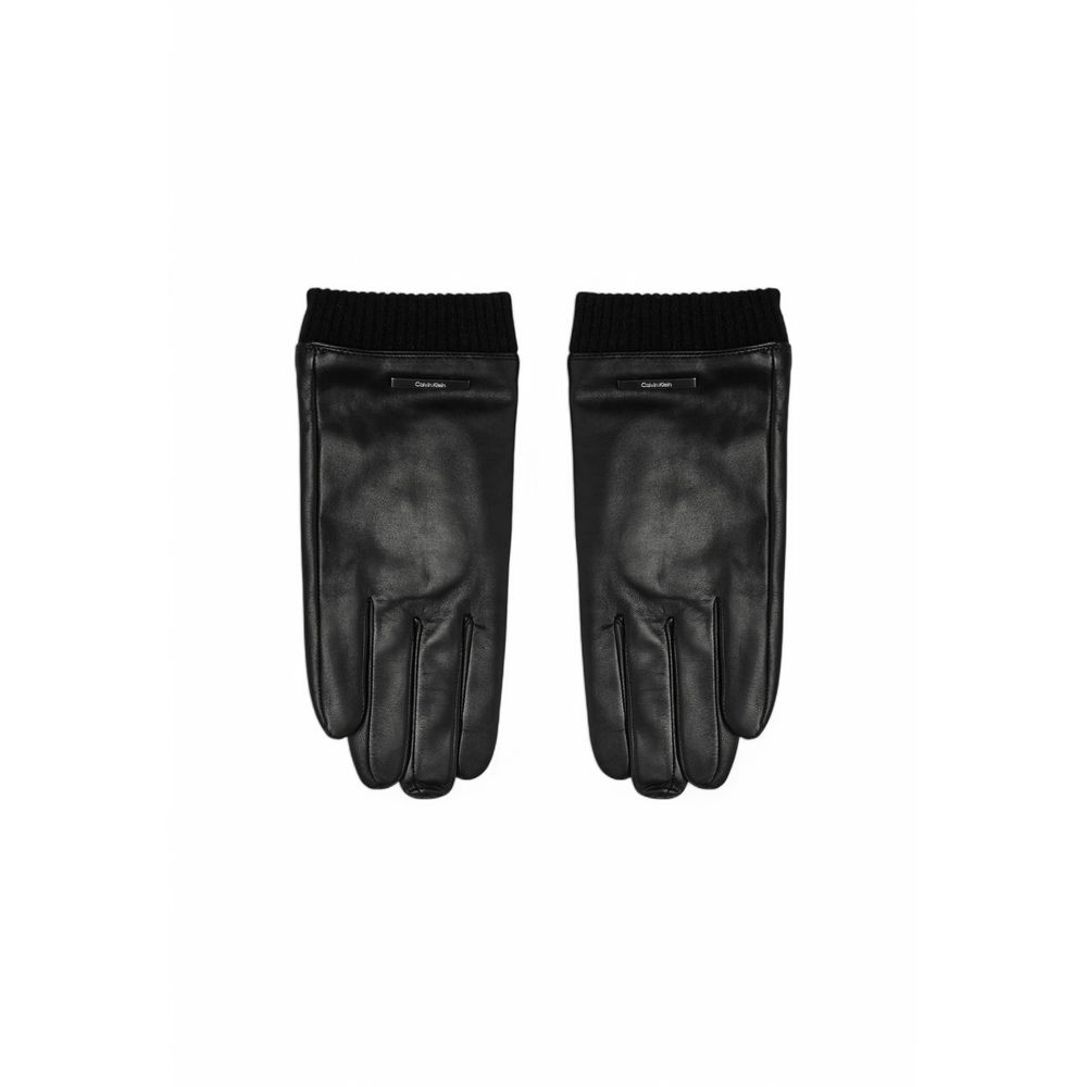 Calvin Klein Black Leather Glove