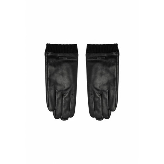 Calvin Klein Black Leather Glove