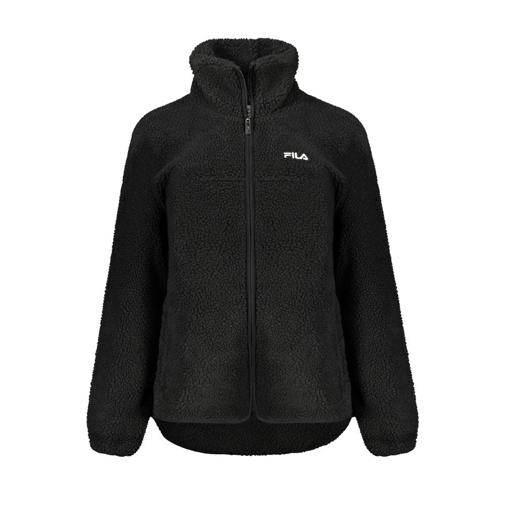 Fila Black Polyester Women Jacket