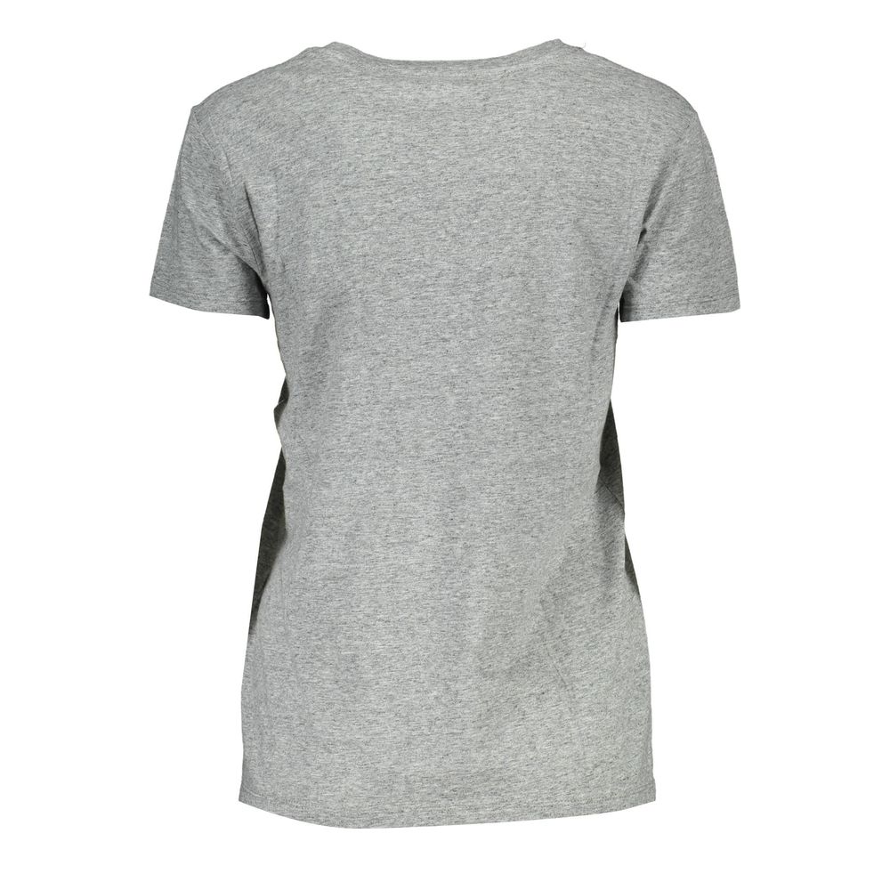 Levi's Graues Baumwoll-T-Shirt für Damen