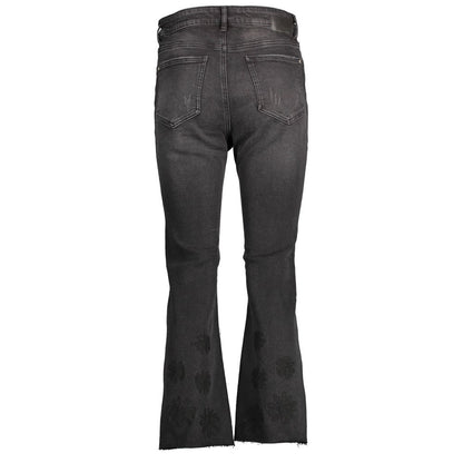 Desigual Schwarze Baumwolljeans für Damen