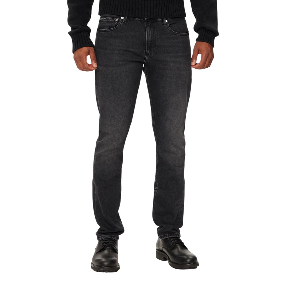 Calvin Klein Jeans Black Cotton Jeans & Pant