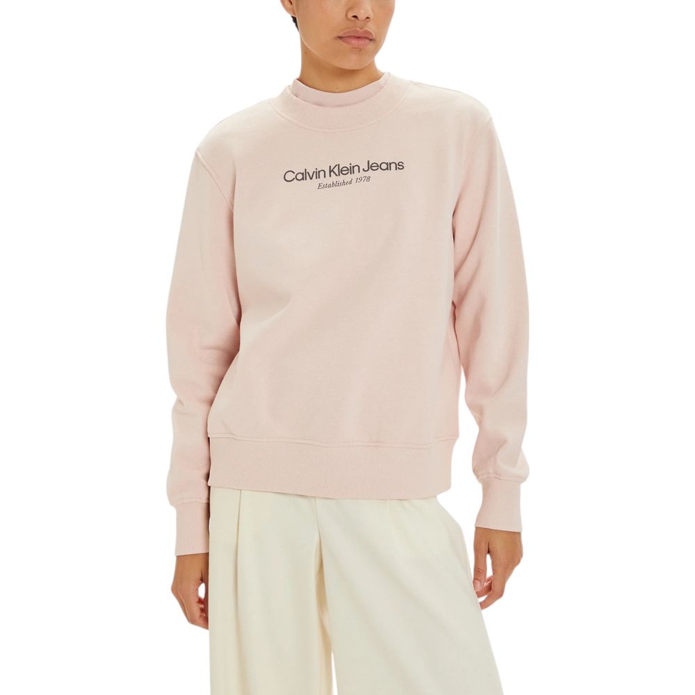 Calvin Klein Jeans Pink Cotton Sweater