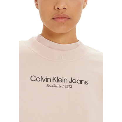 Calvin Klein Jeans Pink Cotton Sweater