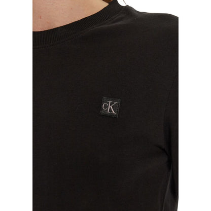 Calvin Klein Jeans Black Cotton Tops & T-Shirt