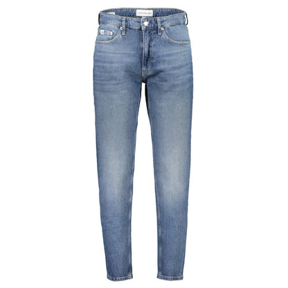 Calvin Klein Blue Cotton Jeans & Pant