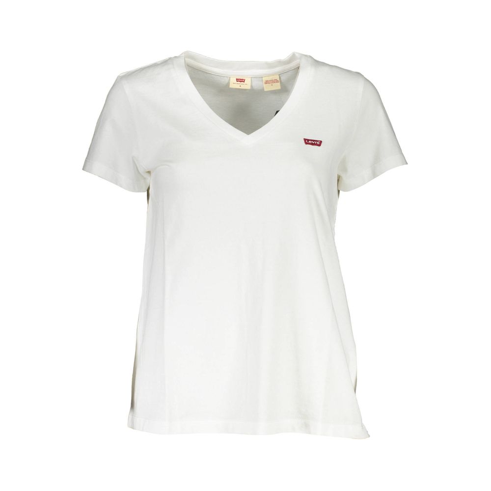 Levi's – Weißes Baumwoll-T-Shirt für Damen