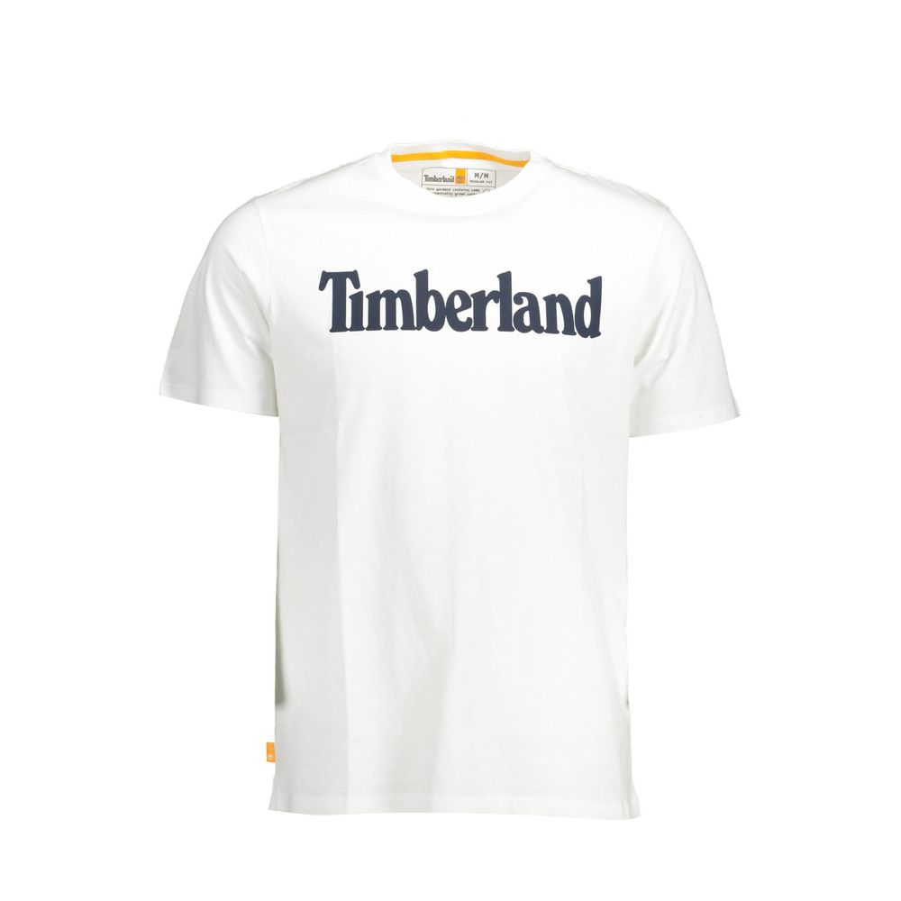 Timberland – Weißes T-Shirt aus Baumwolle für Herren