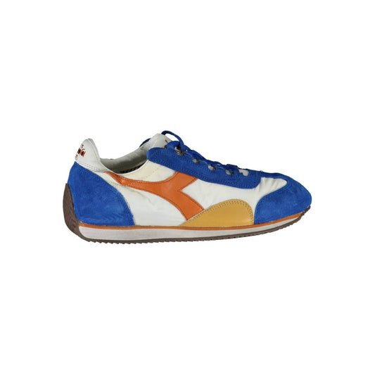 Diadora Blaue Ledersneaker für Damen