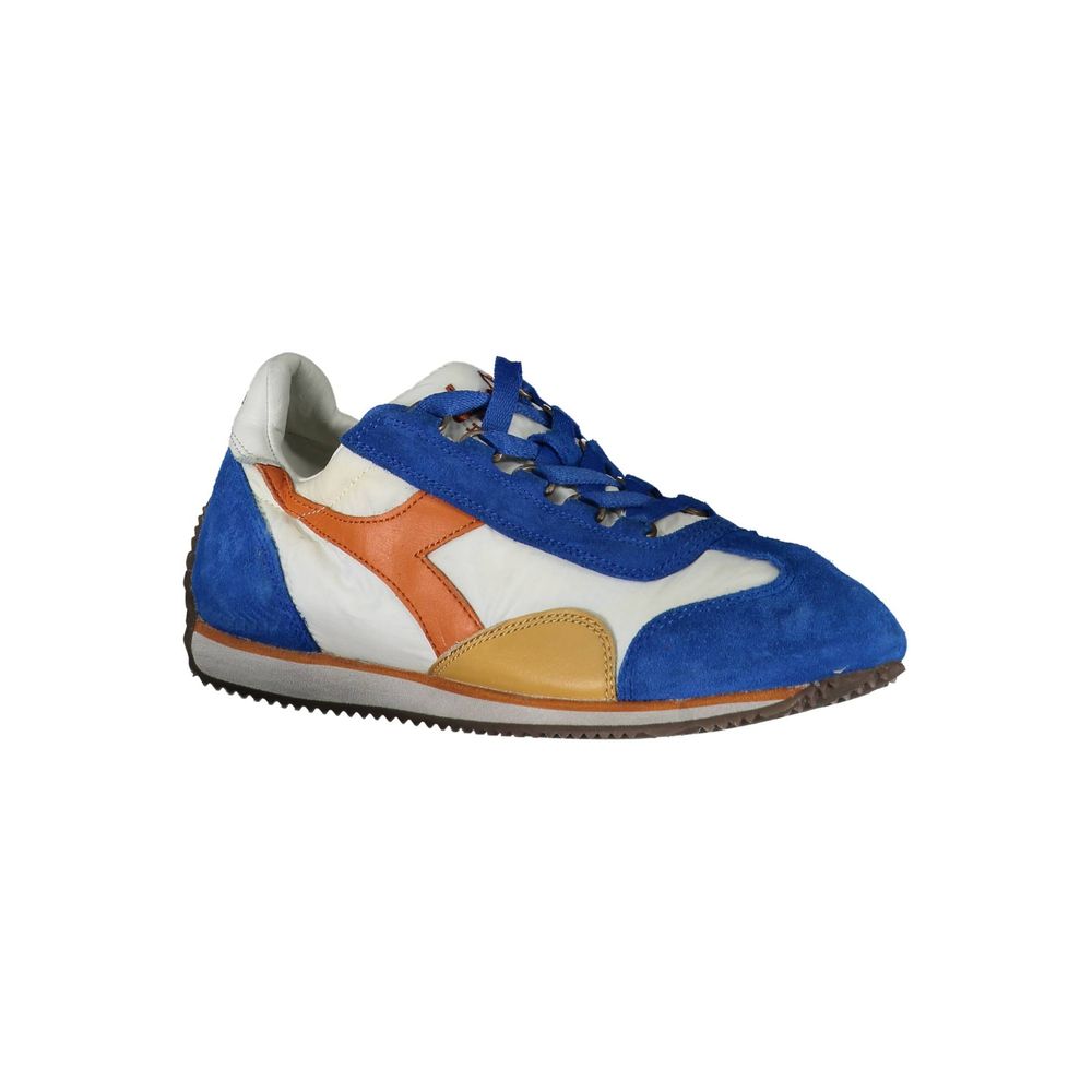 Diadora Blaue Ledersneaker für Damen