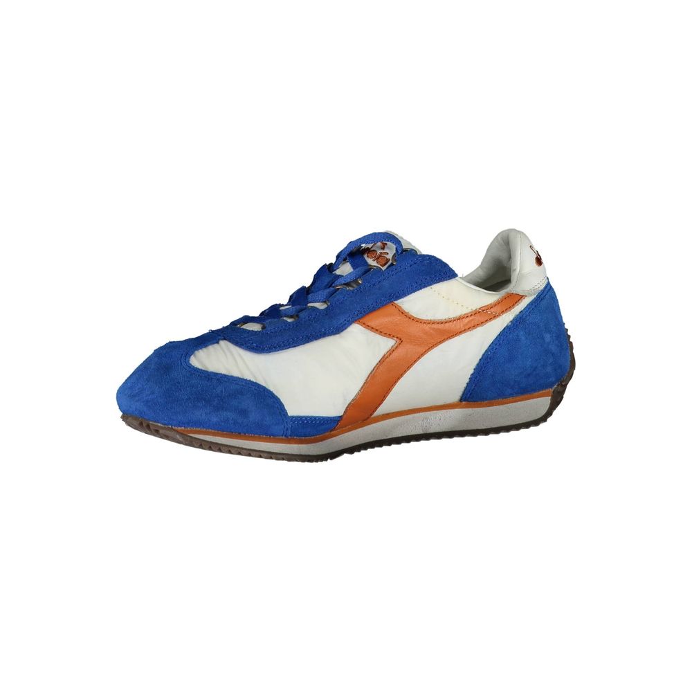 Diadora Blaue Ledersneaker für Damen