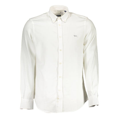 Harmont & Blaine White Cotton Men Shirt