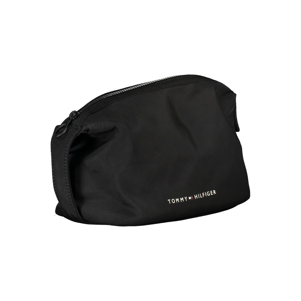 Tommy Hilfiger Black Polyester Leather Accessory