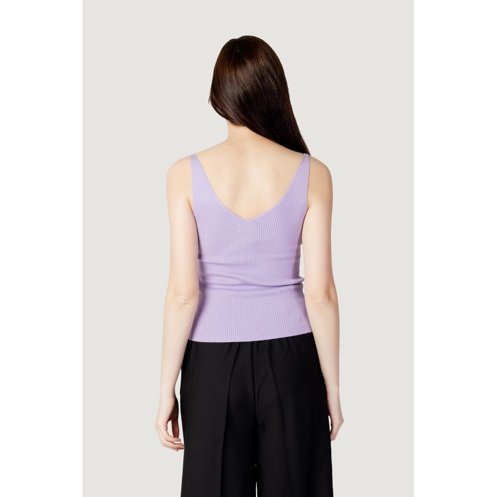 Jacqueline De Yong Purple Viscose Tops & T-Shirt