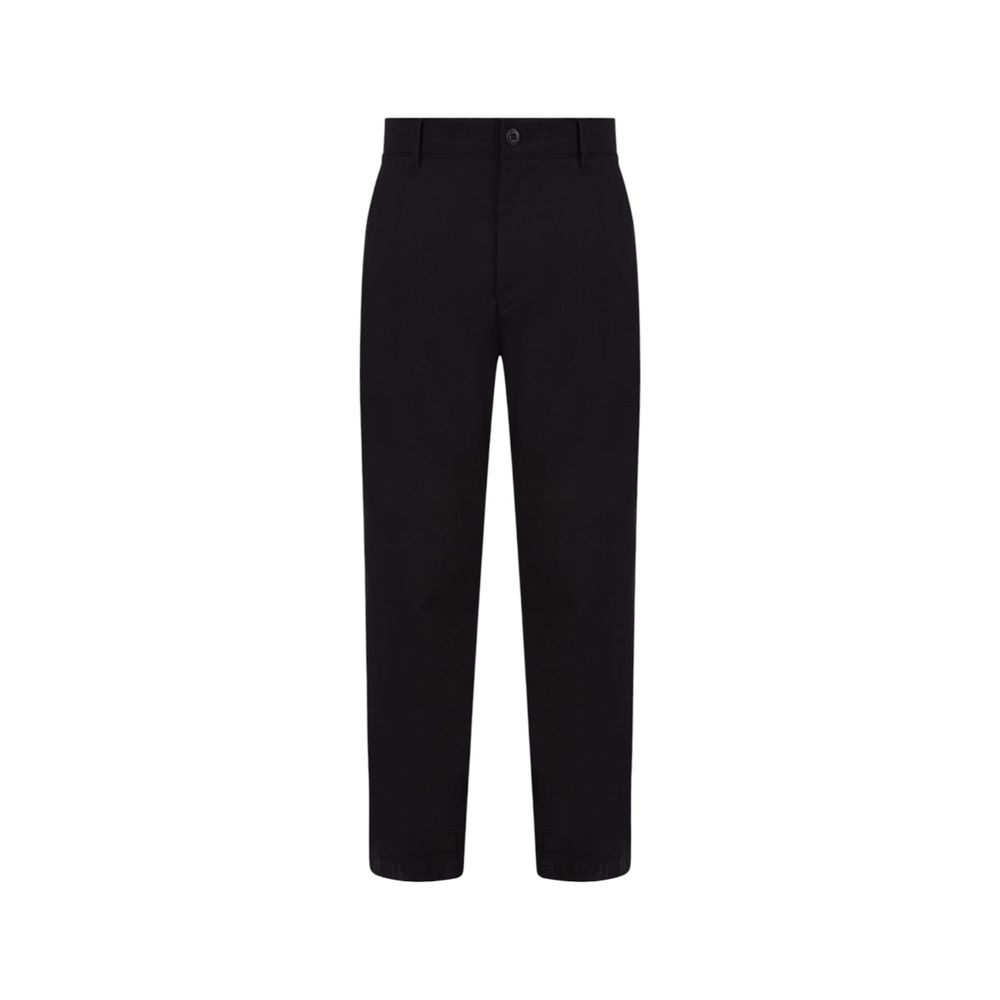 Calvin Klein Jeans Black Cotton Rigenerato Jeans & Pant