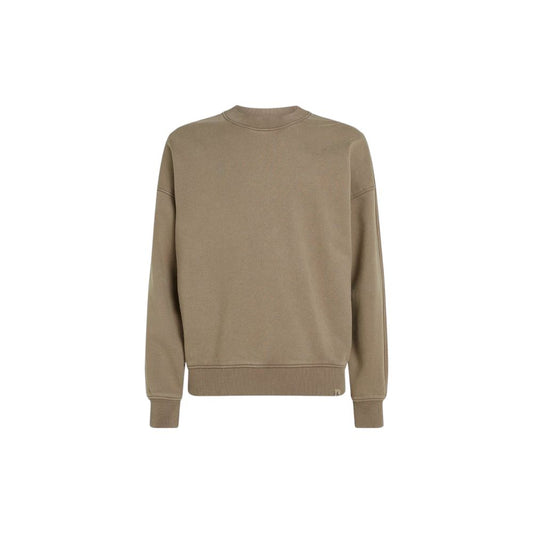 Calvin Klein Jeans Beige Cotton Sweater