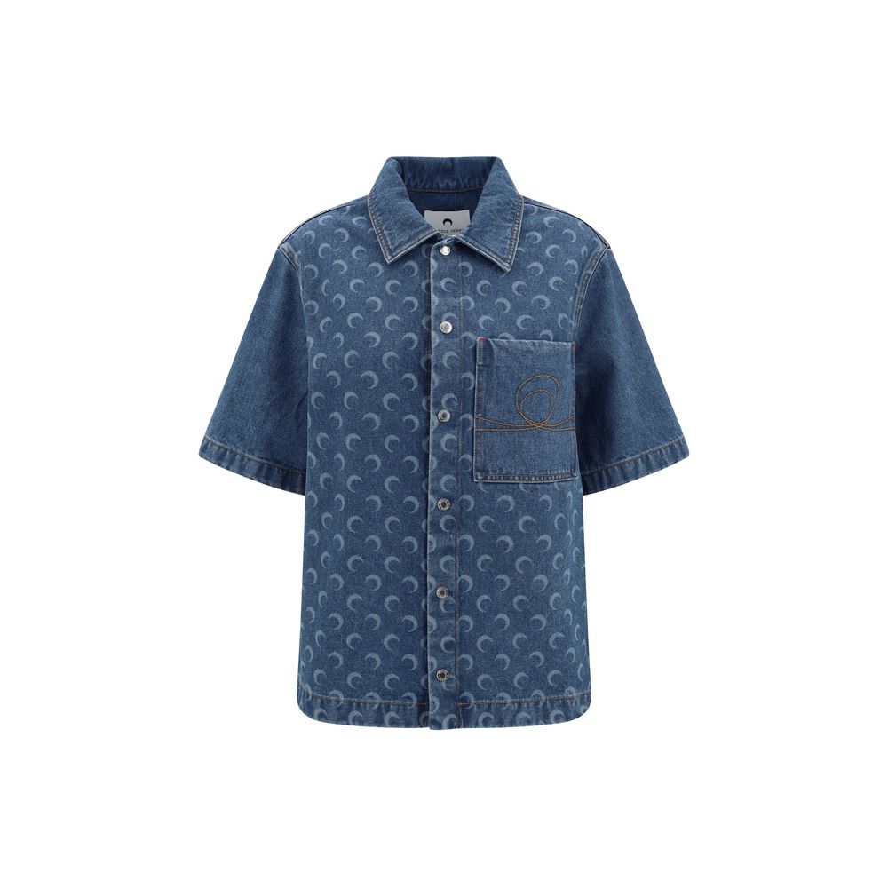 Marine Serre Denim Shirt