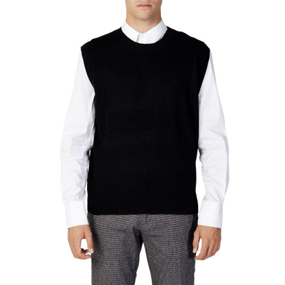 Antony Morato Black Acrylic Vest