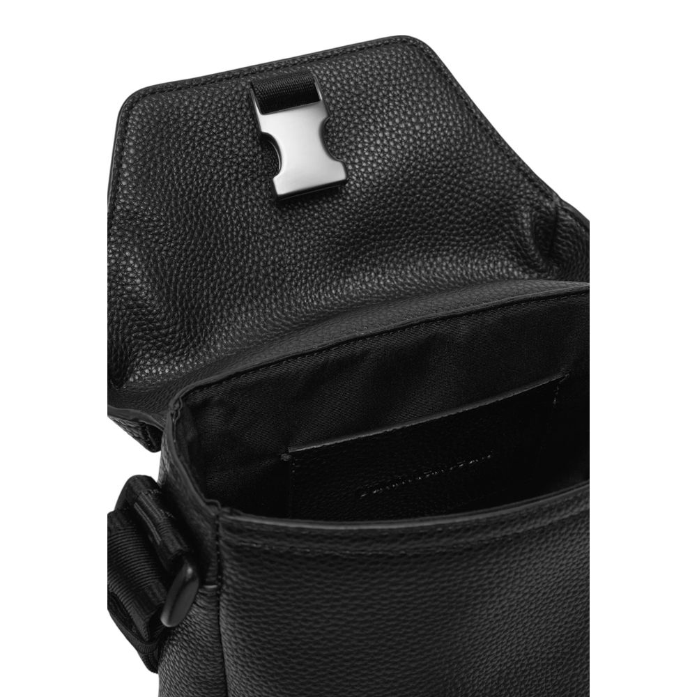 Calvin Klein Black Polyethylene Messenger Bag