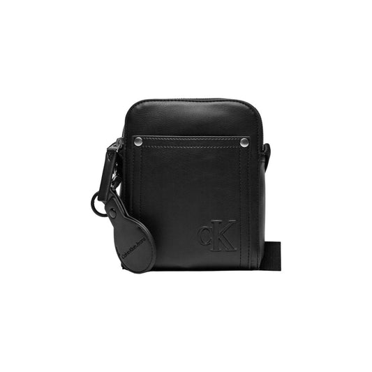 Calvin Klein Jeans Black Polyethylene Messenger Bag