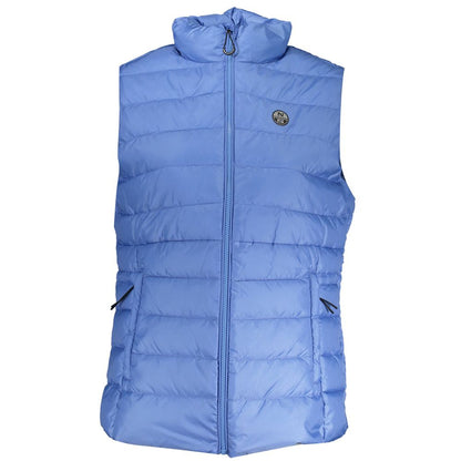 North Sails Light Blue Polyester Women Jacket