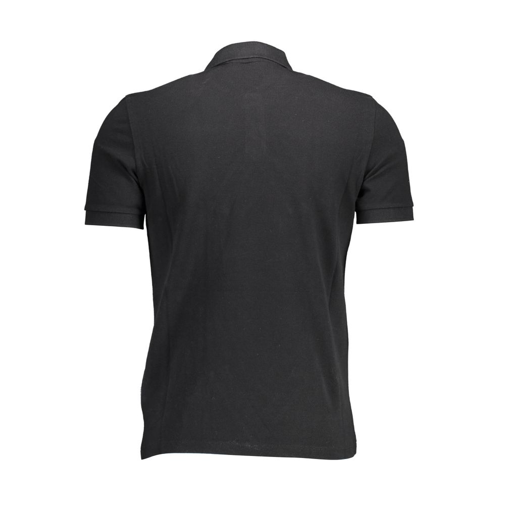 Napapijri Black Cotton Men Polo Shirt