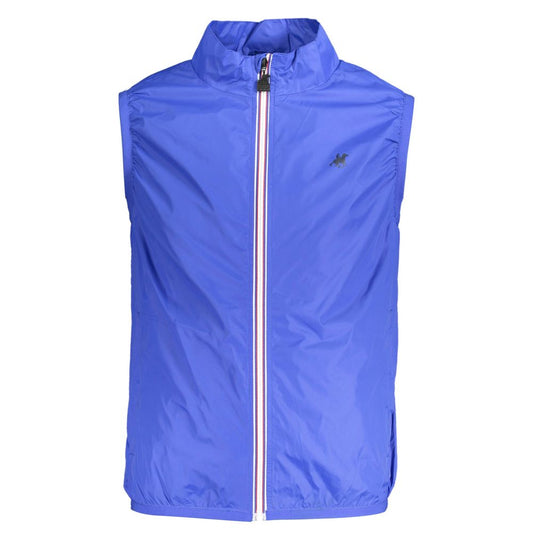 US Grand Polo Blaue Nylon Herrenjacke