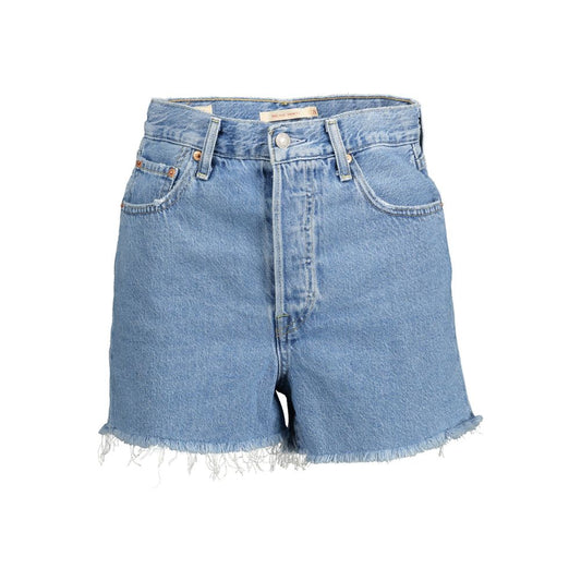 Levi's Hellblaue Baumwollshorts für Damen