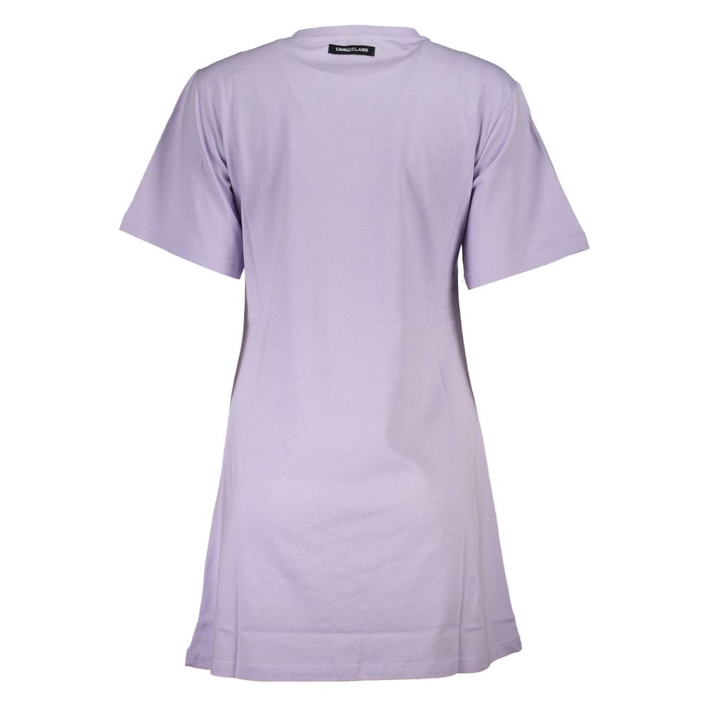 Cavalli Class Purple Cotton Women Top